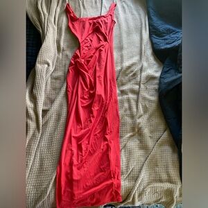Beautiful Red cutout dress, size Small, new, never worn